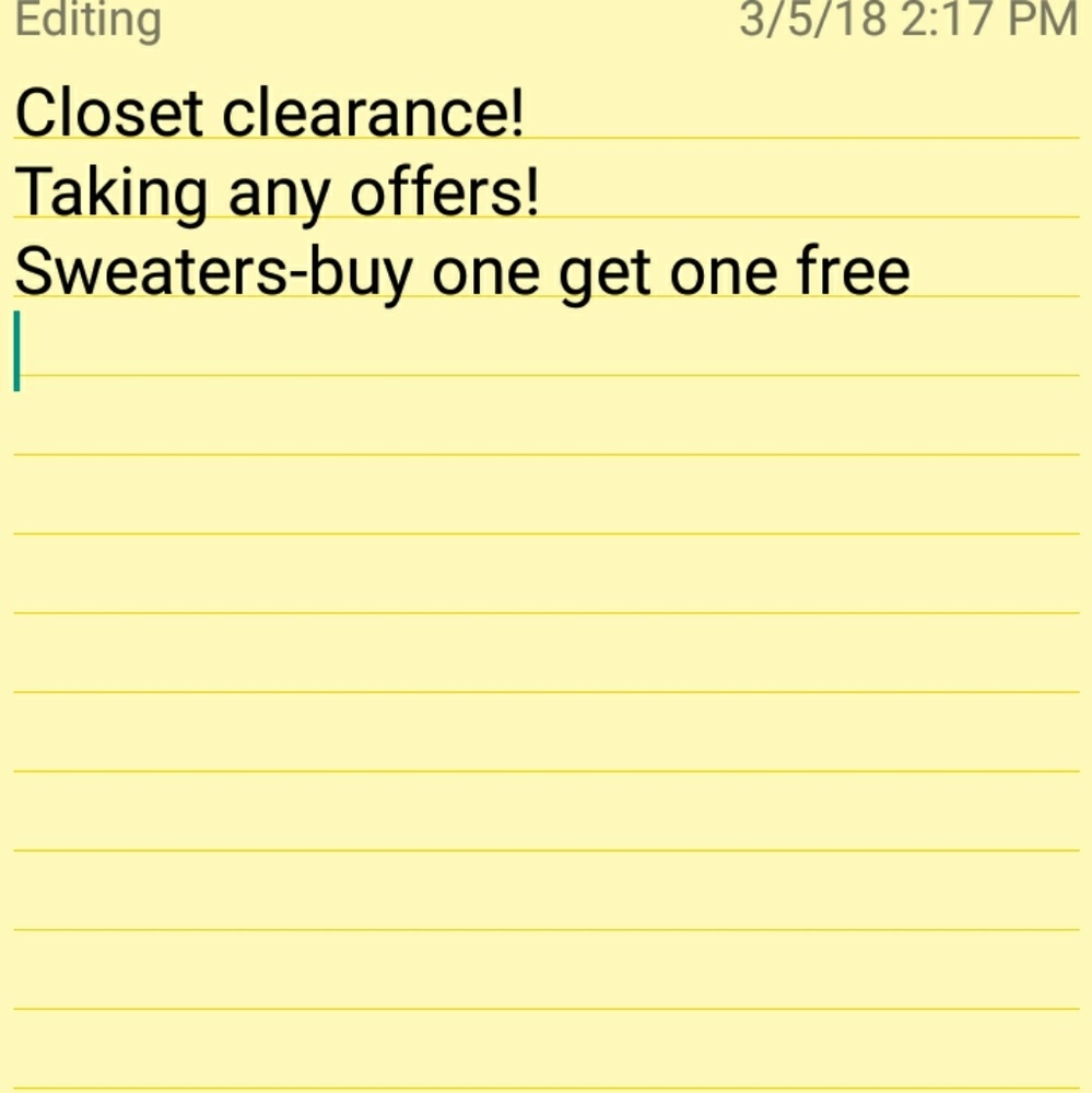 Sale! Make offers!